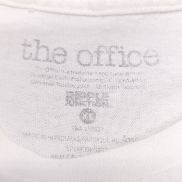 Ripple Junction The Office Graphic Short Sleeve T-Shirt Adult Size XL Mens White - Picture 3 of 8